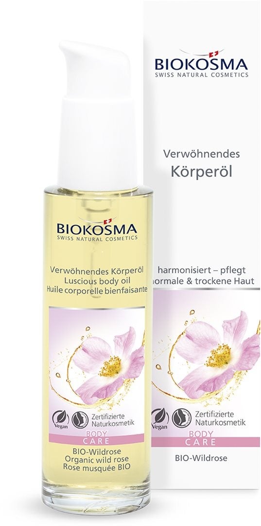 BIOKOSMA Körperöl Wildrose BIO 100 ml