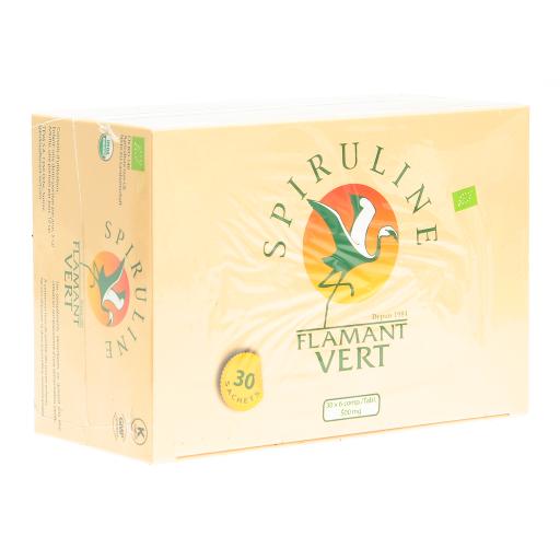 Spirulina Flamant Vert Bio Tabletten 500mg Beutel 180 Stück Spirulina Flamant Vert Bio Tabletten 500mg Beutel 180 Stück
