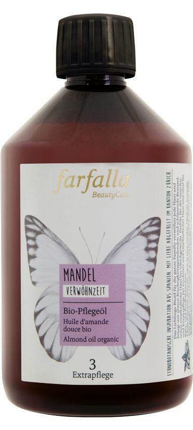 FARFALLA Bio-Pflegeöl Mandel 500ml FARFALLA Bio-Pflegeöl Mandel 500ml