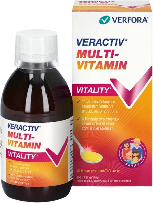 Veractiv® Multivitamin Sirup Flasche 300ml Veractiv® Multivitamin Sirup Flasche 300ml