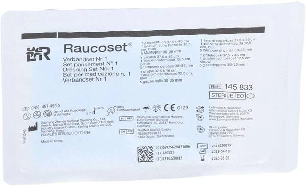 Raucoset Verbandwechselset Nr. 1 steril