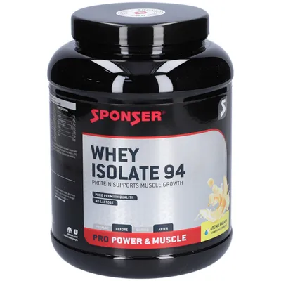 SPONSER® Whey Isolate 94 Banana Ds 850g SPONSER® Whey Isolate 94 Banana Ds 850g