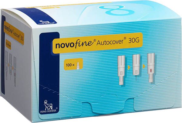 Novofine Autocover Injektionsnadel 30G 8mm 100 Stück Novofine Autocover Injektionsnadel 30G 8mm 100 Stück