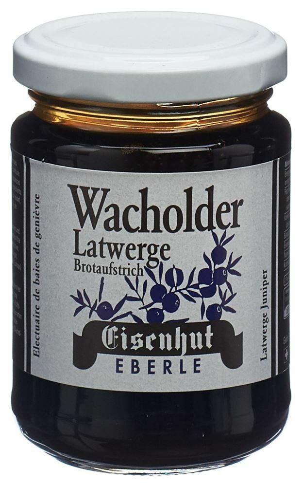 EISENHUT Wacholder Latwerge Glas 220g