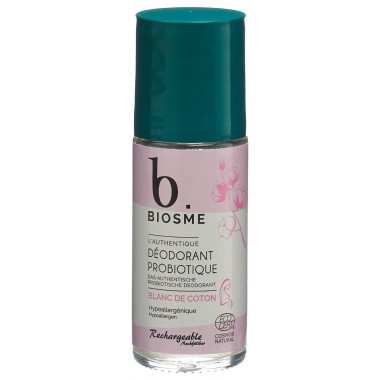 Biosme Deodorant probiotisch Roll-on Blanc de coton Nachfüllbar Fl 50ml Biosme Deodorant probiotisch Roll-on Blanc de coton Nachfüllbar Fl 50ml
