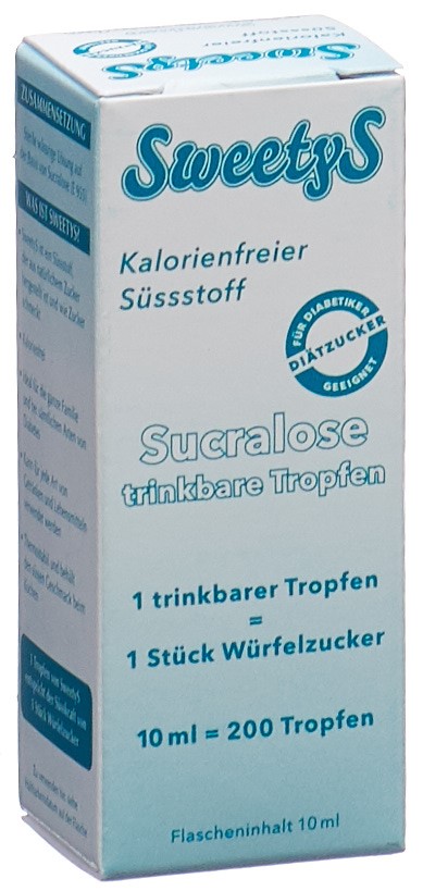 GOODNESS SweetyS Sucralose Süssstoff Tropfflasche 10ml GOODNESS SweetyS Sucralose Süssstoff Tropfflasche 10ml