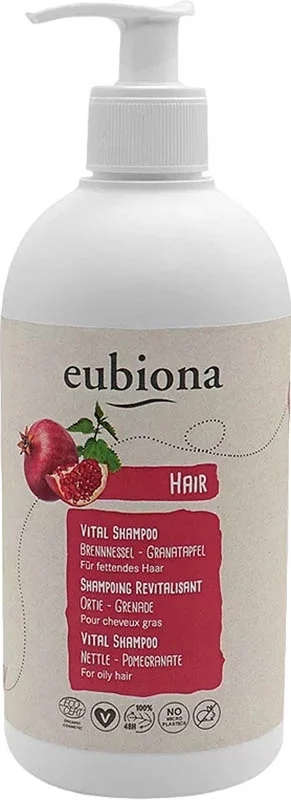 Eubiona Hair Shampoo Vital Brennessel Granatapfel Bio Ref 500 ml