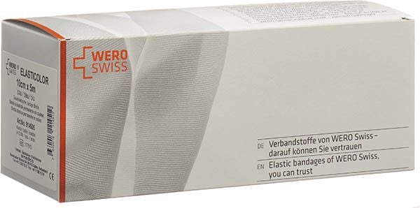 WERO SWISS Elasticolor El Bind 5mx10cm blau 10 Stück