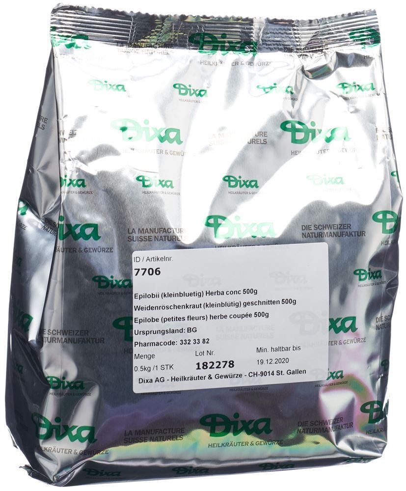 Dixa Weidenröschenkraut kleinblütig geschnitten 500g Dixa Weidenröschenkraut kleinblütig geschnitten 500g