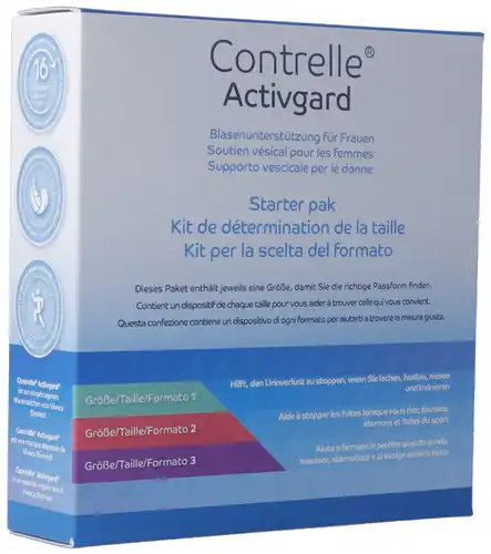 CONTRELLE Activgard Pessar Starterpack assortiert 3 Stück