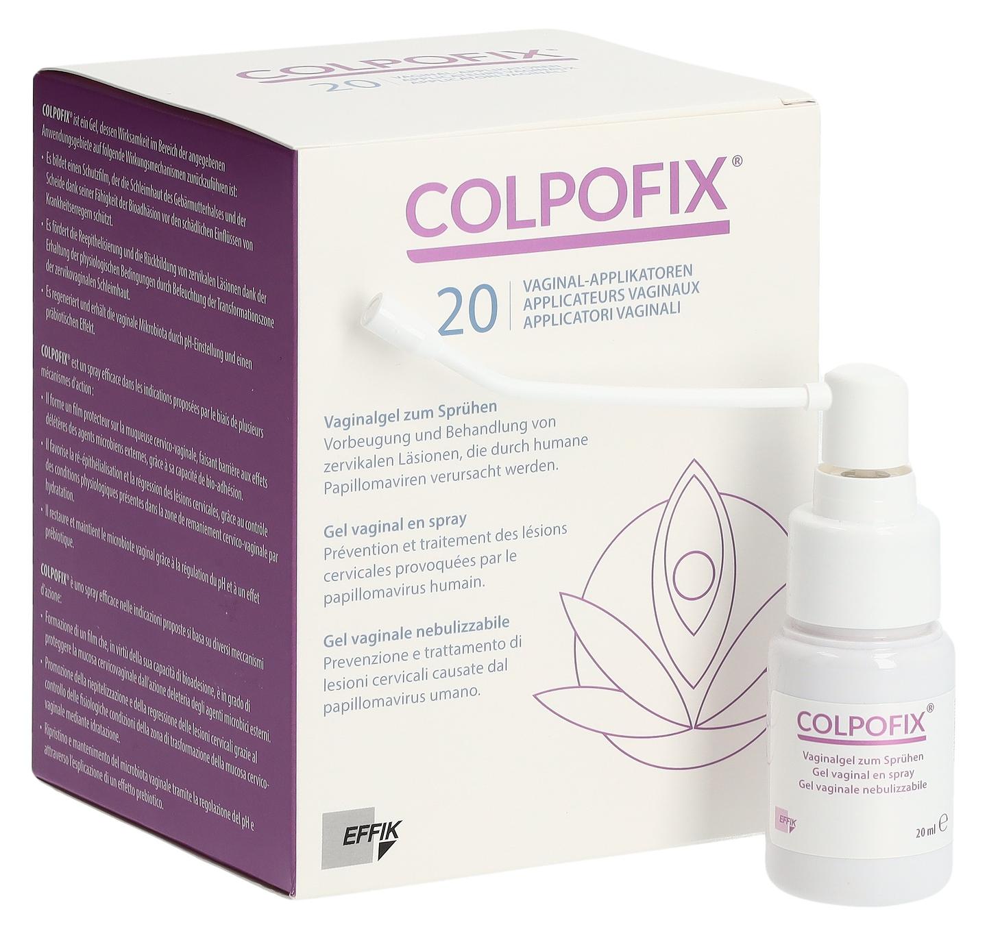 COLPOFIX Vaginales Gelspray 20 Appl 2 x 20ml