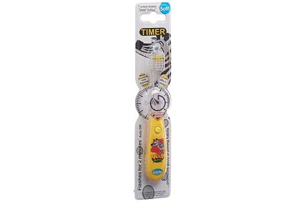 B-BRITE blinkende Kinderzahnbürste Wild Bunch