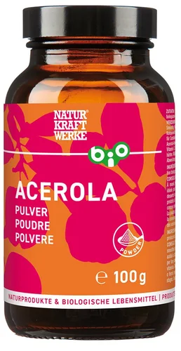 NaturKraftWerke Acerola Pulver Bio kbA 100g