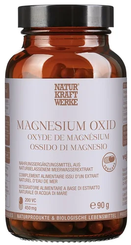 NaturKraftWerke Magnesium Oxid Vegicaps 200 Stück