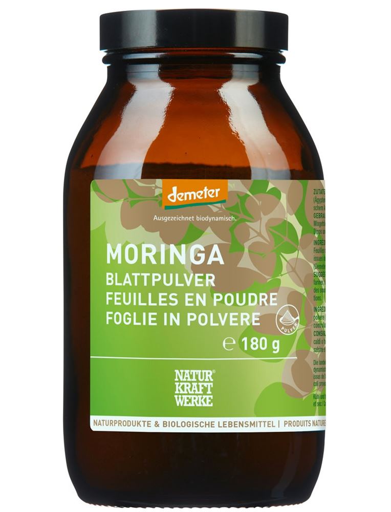 NATURKRAFTWERKE Moringa Blattpulver Demeter 180g NATURKRAFTWERKE Moringa Blattpulver Demeter 180g