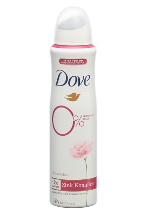 Dove Deo Aeros Spray 0% Rose 150ml