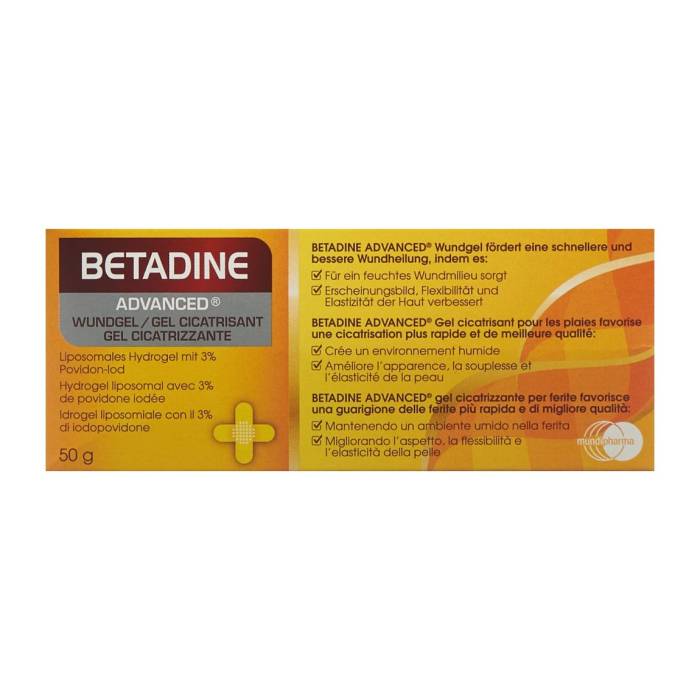 Betadine Advanced Wundgel 50g Betadine Advanced Wundgel 50g