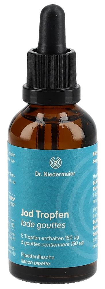 DR. NIEDERMAIER Jod Tropfen Glasflasche 50ml DR. NIEDERMAIER Jod Tropfen Glasflasche 50ml