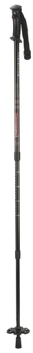 Ossenberg Wanderstock Teleskopstock 64–135 cm schwarz 3-teilig