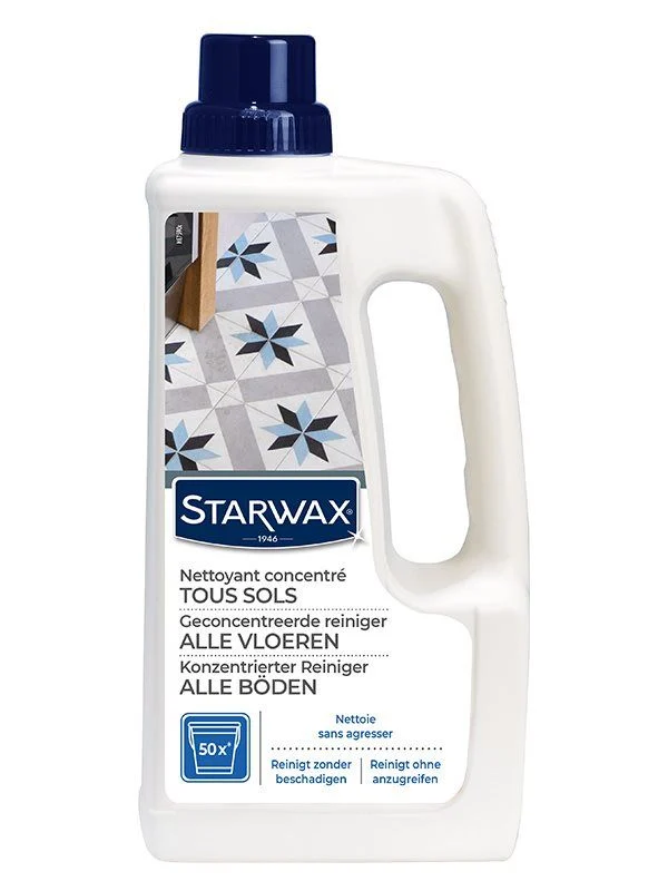 Starwax Konzentr Reiniger alle Böden Fl 1lt Starwax Konzentr Reiniger alle Böden Fl 1lt