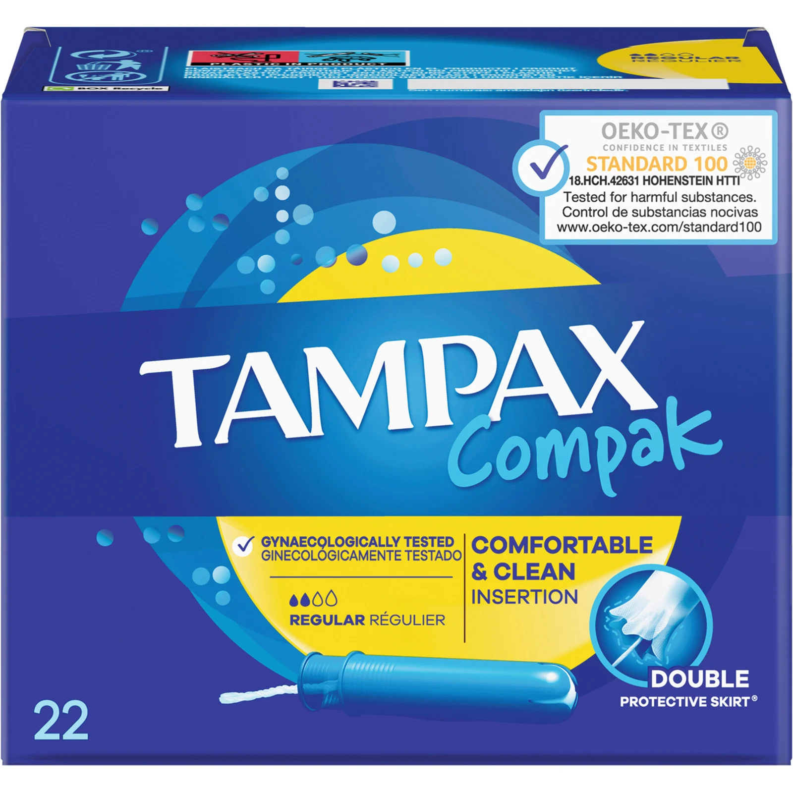 Tampax Tampons Compak Regular 22 Stück