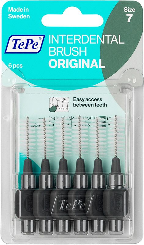 TePe Interdentalbürste 1.3mm grau 6 Stück