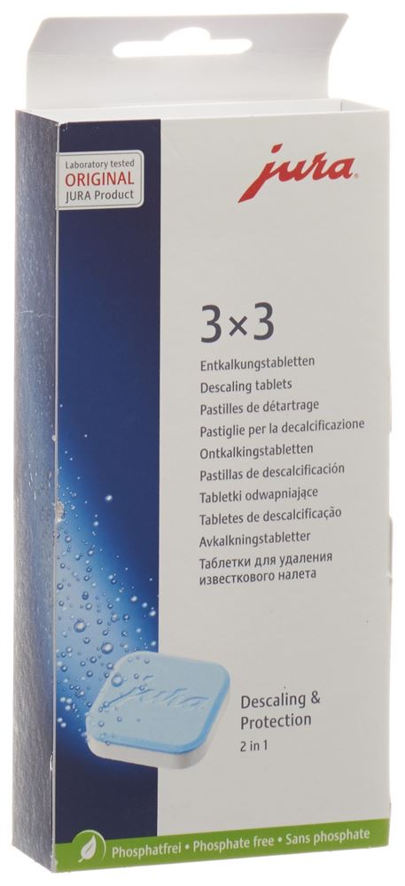 JURA Entkalkungstabletten Pack für 3 Entkalkungen JURA Entkalkungstabletten Pack für 3 Entkalkungen