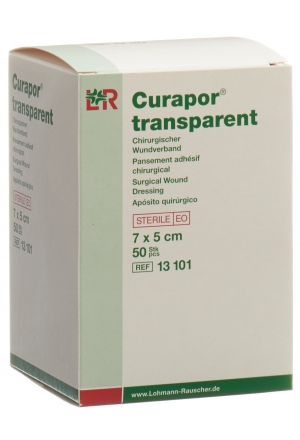 Curapor Wundverband 7x5cm transparent 50 Beutel Curapor Wundverband 7x5cm transparent 50 Beutel