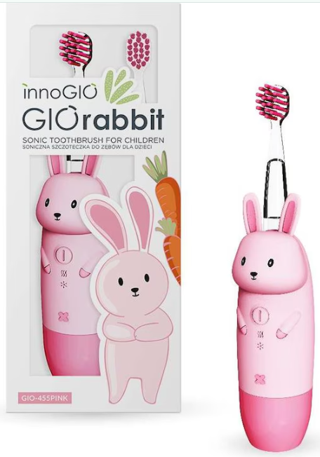 innoGIO Sonic Zahnbürste Hase pink innoGIO Sonic Zahnbürste Hase pink