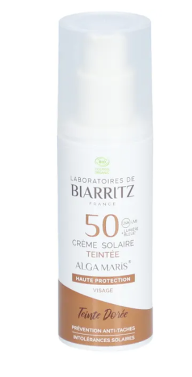 ALGA MARIS Sonnencreme Gesicht getönt LSF50 gol 50ml