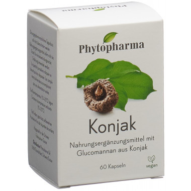 Phytopharma Konjak Kapseln 60 Stück Phytopharma Konjak Kapseln 60 Stück