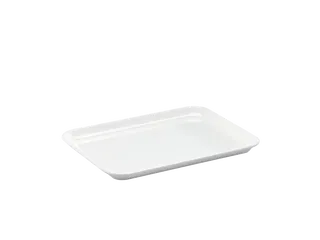 WACA Instrumententablett 24x18x1.7cm weiss