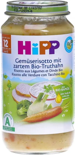HiPP Gemüserisotto mit zartem Truthahn 250g