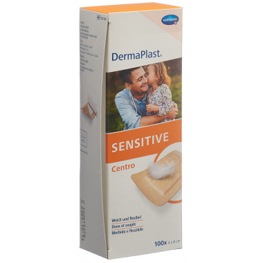 Dermaplast Sensitive Centro Strip 4x6cm hautfarbig 100 Stück Dermaplast Sensitive Centro Strip 4x6cm hautfarbig 100 Stück