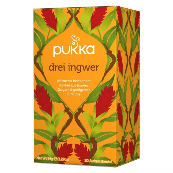 Pukka Drei Ingwer Tee Bio Btl 20 Stück Pukka Drei Ingwer Tee Bio Btl 20 Stück