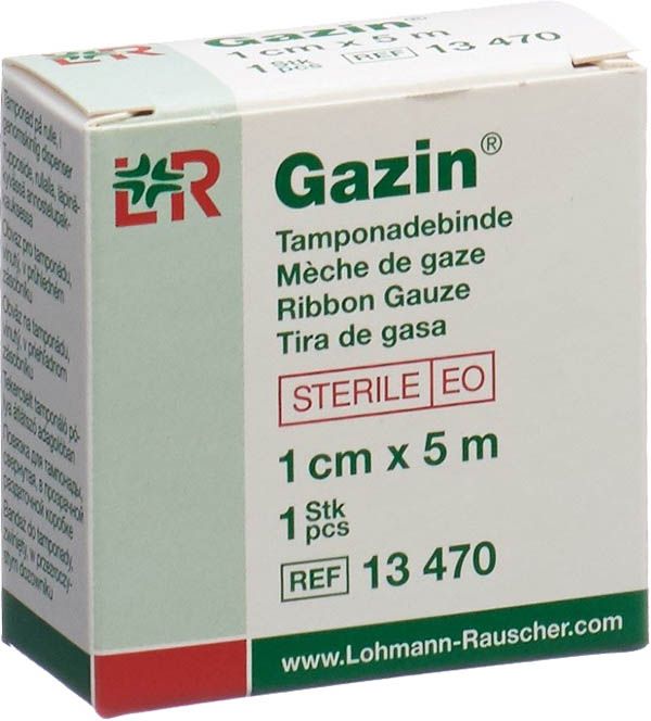 Gazin Tamponadebinden 1cmx5m steril