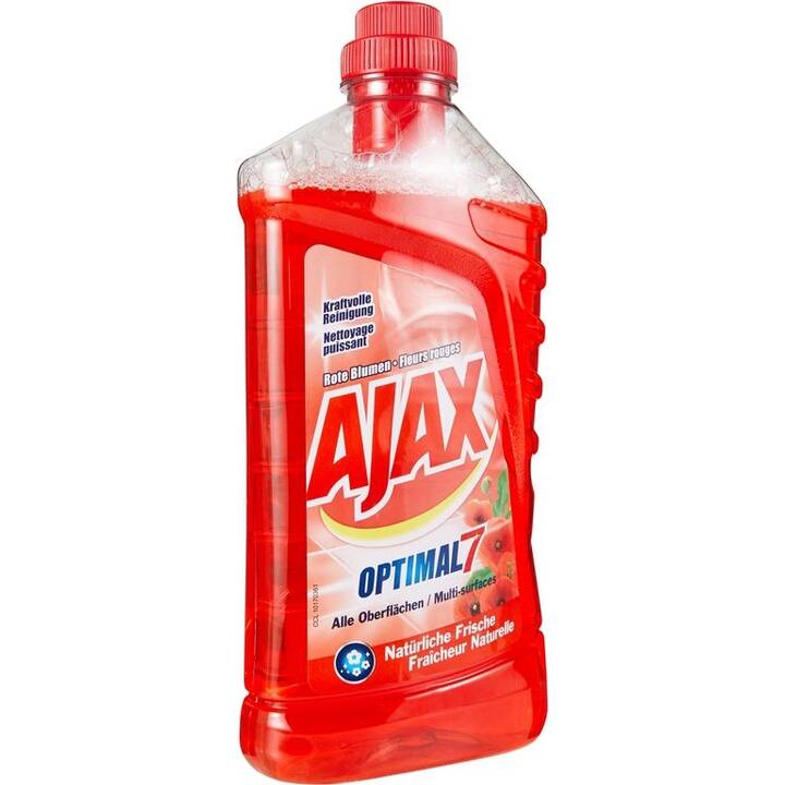 Ajax Optimal 7 Allzweckreiniger liq Rote Blumen 1 lt