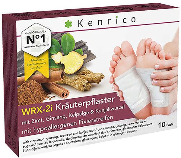 KENRICO Kräuterpflaster Zimt Gins Kelp Konj 10 Stück KENRICO Kräuterpflaster Zimt Gins Kelp Konj 10 Stück