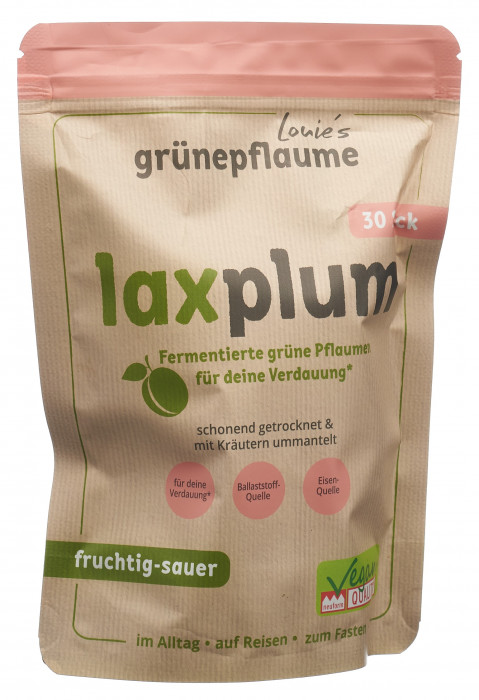 LAXPLUM grüne Pflaume Beutel 30 Stück