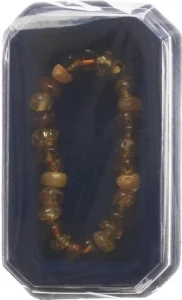 AMBERSTYLE Bernstein Armkette multicolor glänzend 13cm