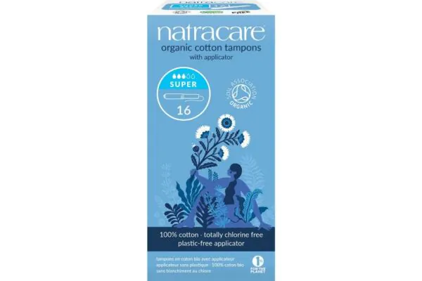 Natracare Tampons mit Applikator super 16 Stück