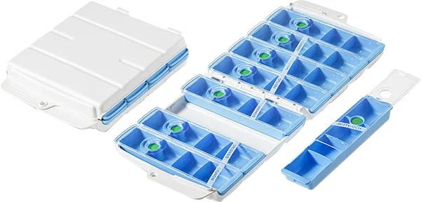 WIBOX Pro Medidispenser 7 Tage 4Fäch/Tag Koffer FR
