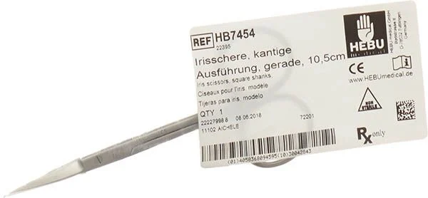 Butsch Iris Schere 10.5cm kantig gerade