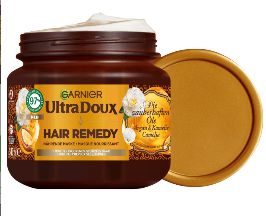 ULTRA DOUX Hair Remedy Maske Argan&Camelia 340ml