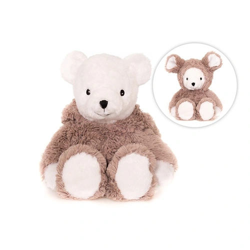 Habibi Plush Mouse Bear mit Kapuze