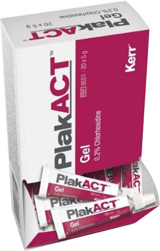 PlakACT Gel 0.2 % Chlorhexidin 20 x 5g