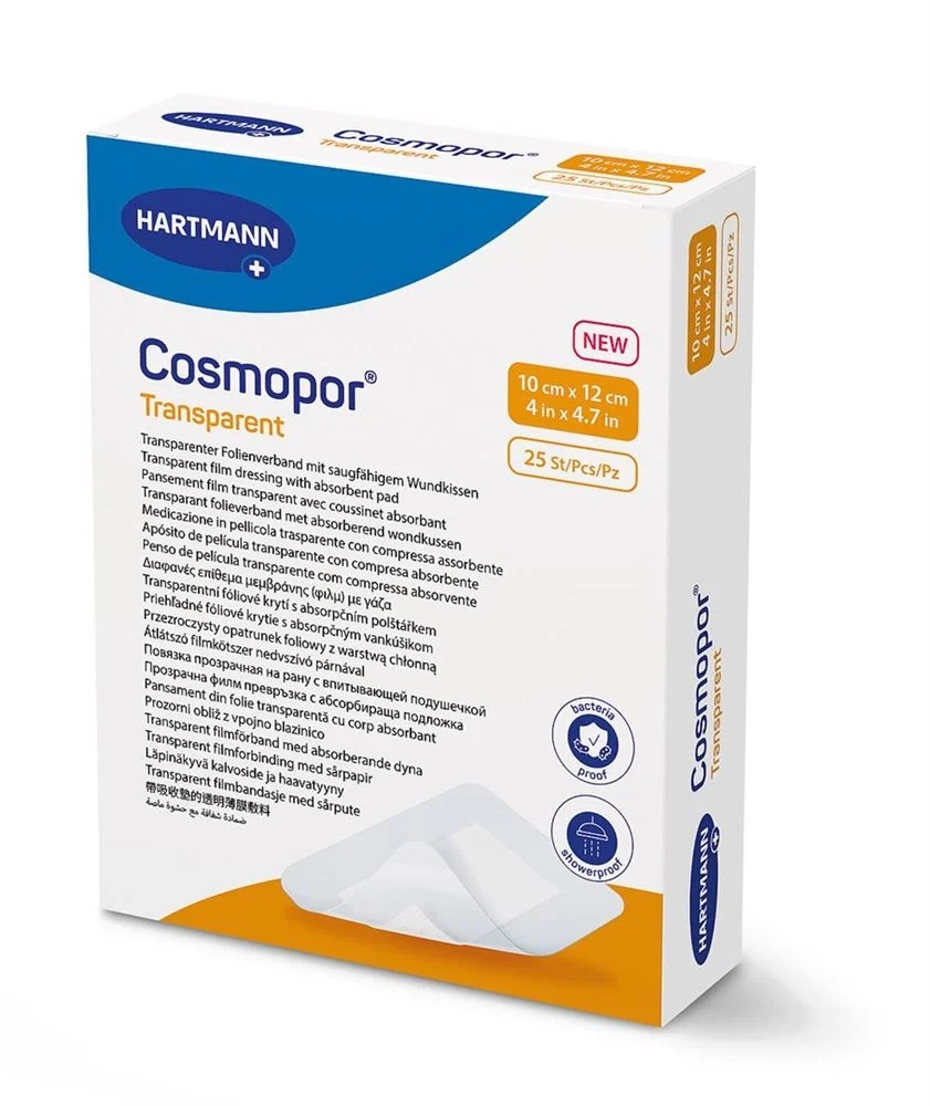 Cosmopor transparent 10x12cm steril 25 Stück