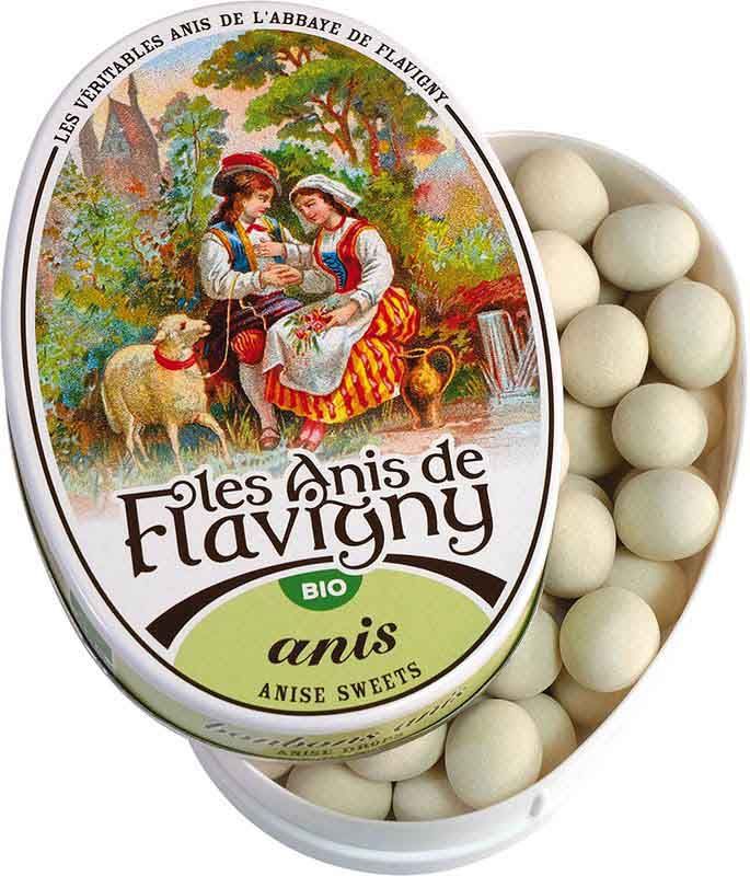 LES ANIS DE FLAVIGNY Anis Bonbons Bio Box 50g
