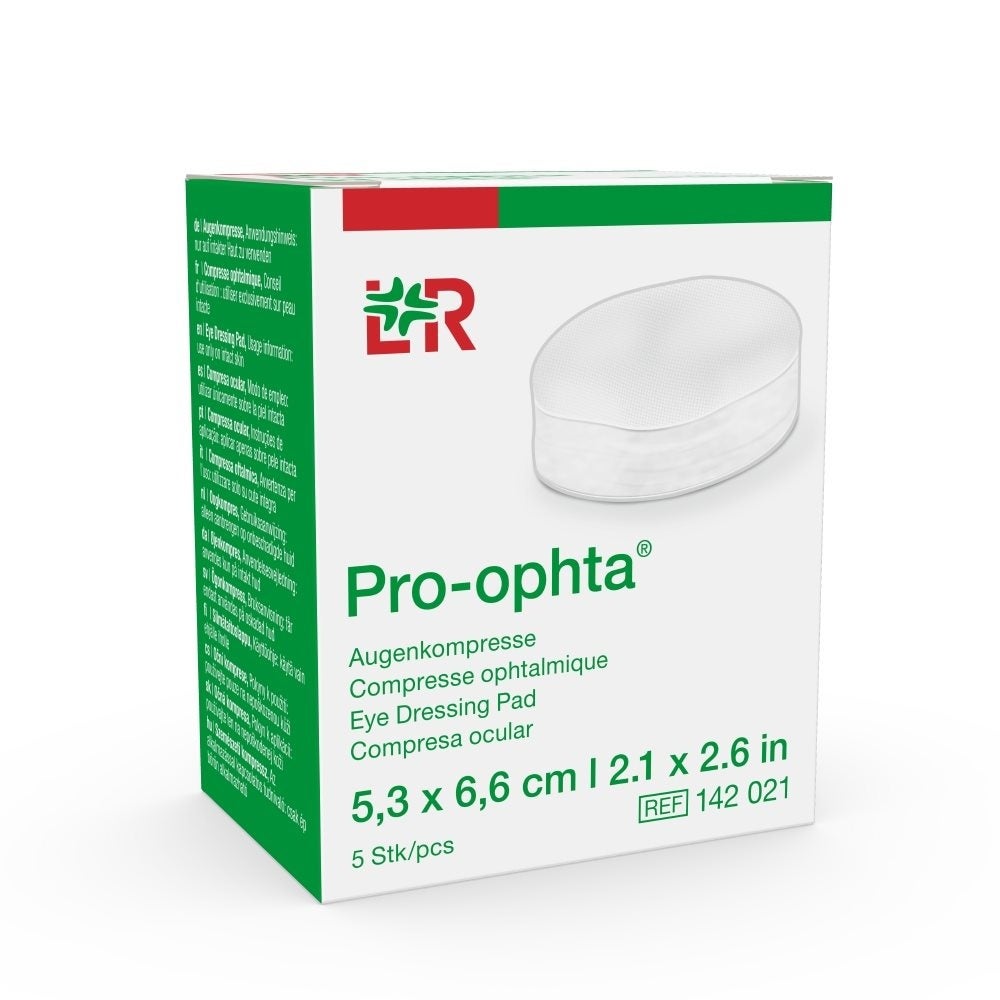 Pro-ophta Augenkompressen 5.3x6.6cm steril 5 Stück