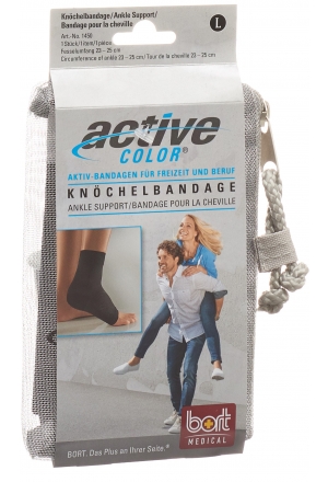 Bort ActiveColor Knöchelbandage M -23cm schwarz Bort ActiveColor Knöchelbandage M -23cm schwarz